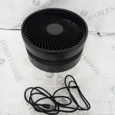 PACKAGED MY FOLDAWAY FLOOR & TABLE FAN - BLACK