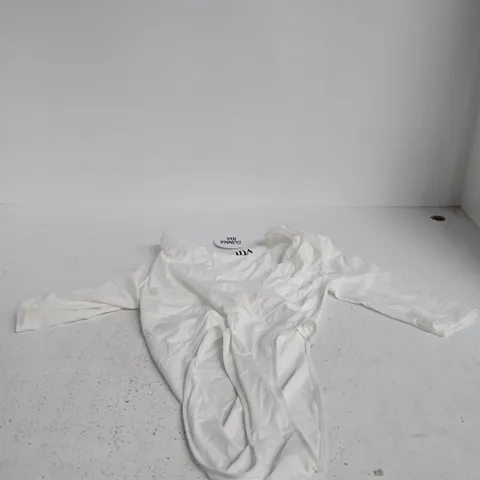 DONNA IDA THE LARNIE BODYSUIT β MILK, SIZE S