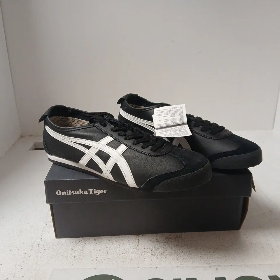 ONITSUKA TIGER MEXICO 66 BLACK WHITE UK 10