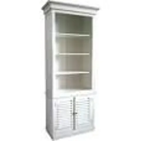 BRAND NEW BOXED HOMESDIRECT365 MAHOGANY ANTIQUE FRENCH STYLE DISPLAY CABINET (6 BOXES)