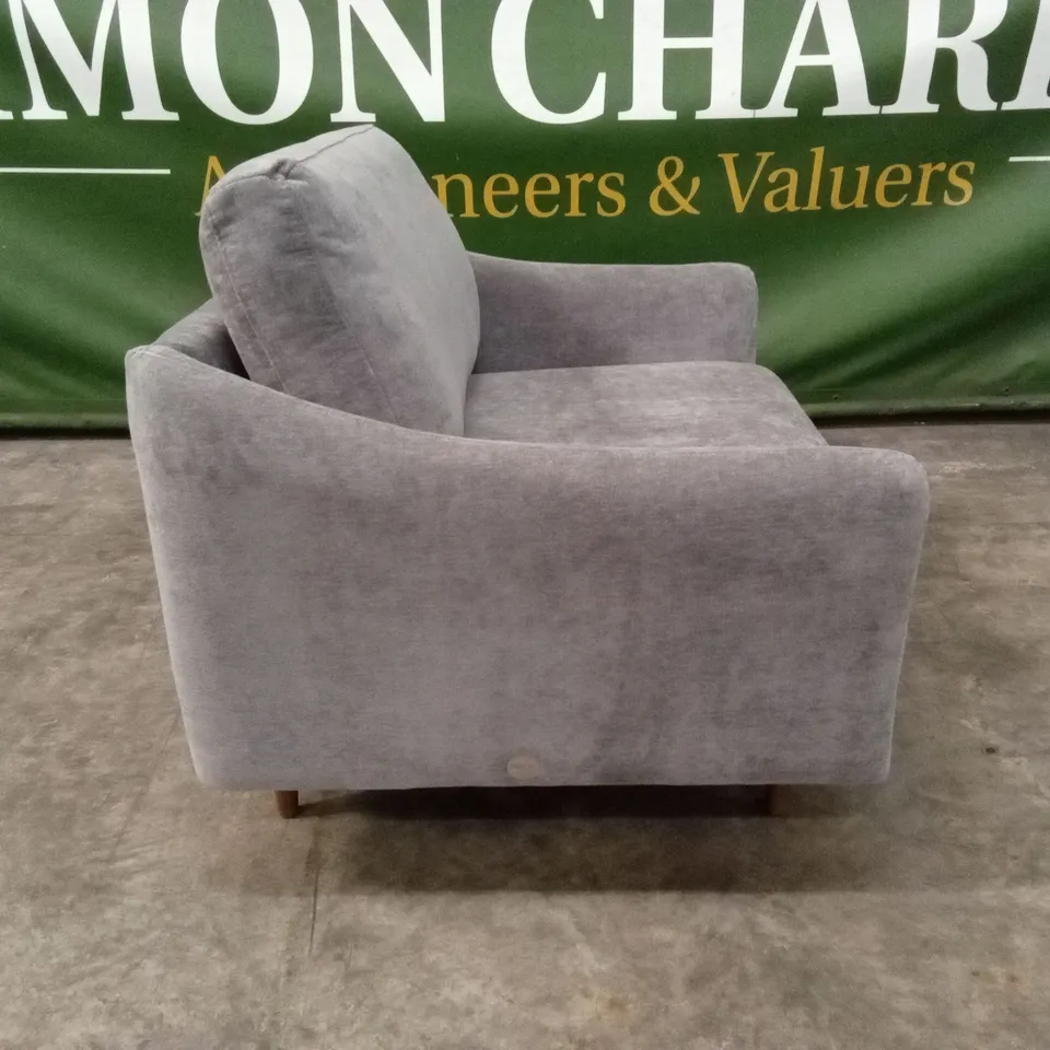 BRAND NEW BOXED SNUG REBEL GREY FABRIC SNUGGLER CHAIR (4 BOXES)