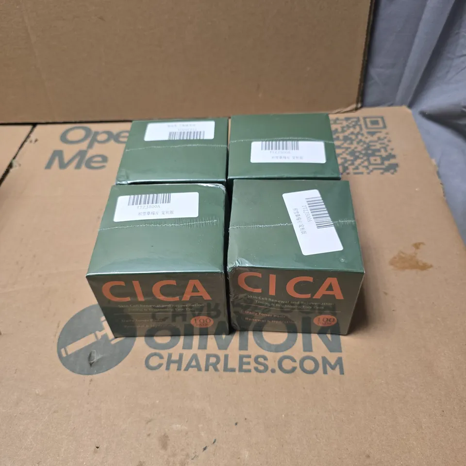 4 X CICA SKIN CELL RENEWAL AND REJUVANATION PADS BOXED