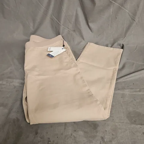 RAPHAELA PAMINA FUN SLIM TROUSERS IN WARM ALMOND SIZE 18S