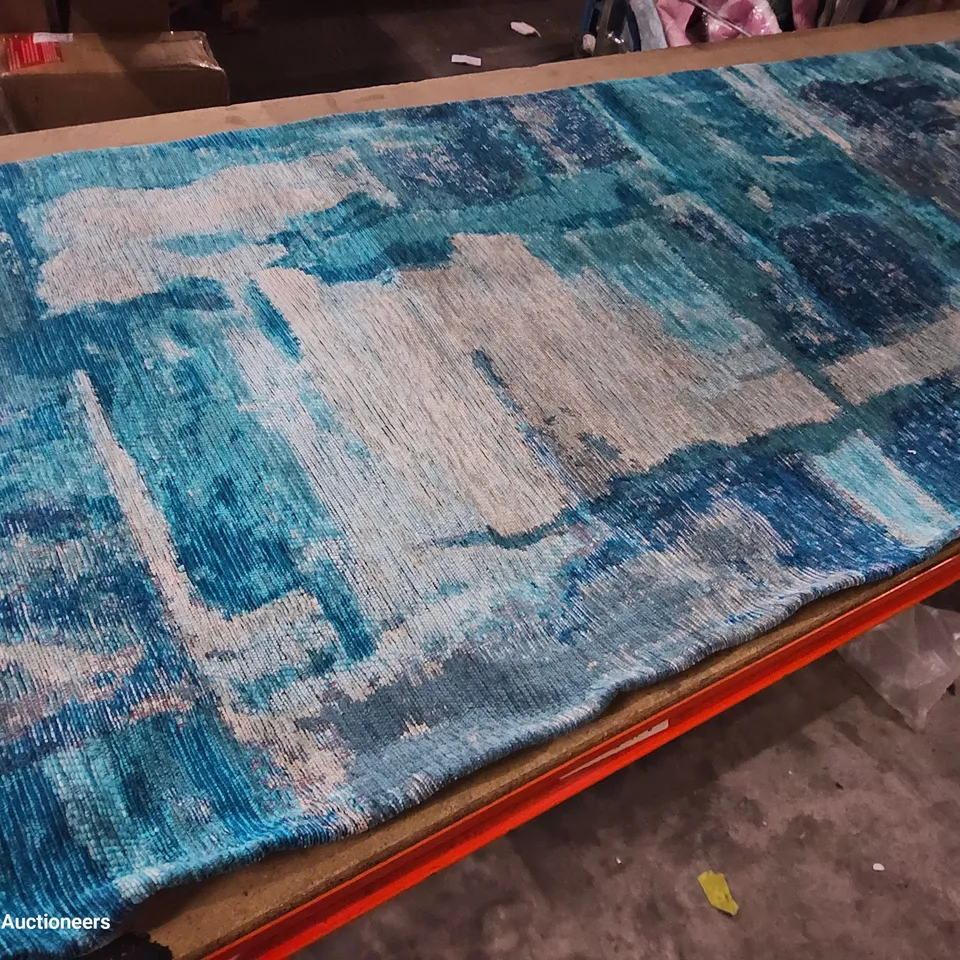 DESIGNER SMART HALI RUG AQUA 80 × 300