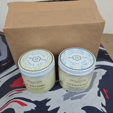 BENAMOR EXFOLIATING BODY SCRUB SET – GORDISSIMO & ALANTOINE, 200 ML EACH (LISBOA 1925)