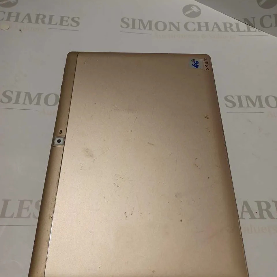 GOLD TABLET WITH FRONT AND BACK CAMERA