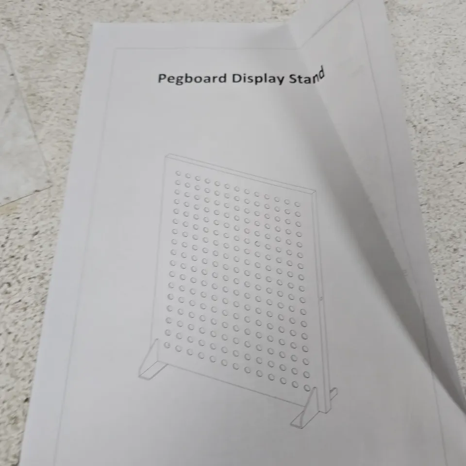 PEGBOARD DISPLAY STAND