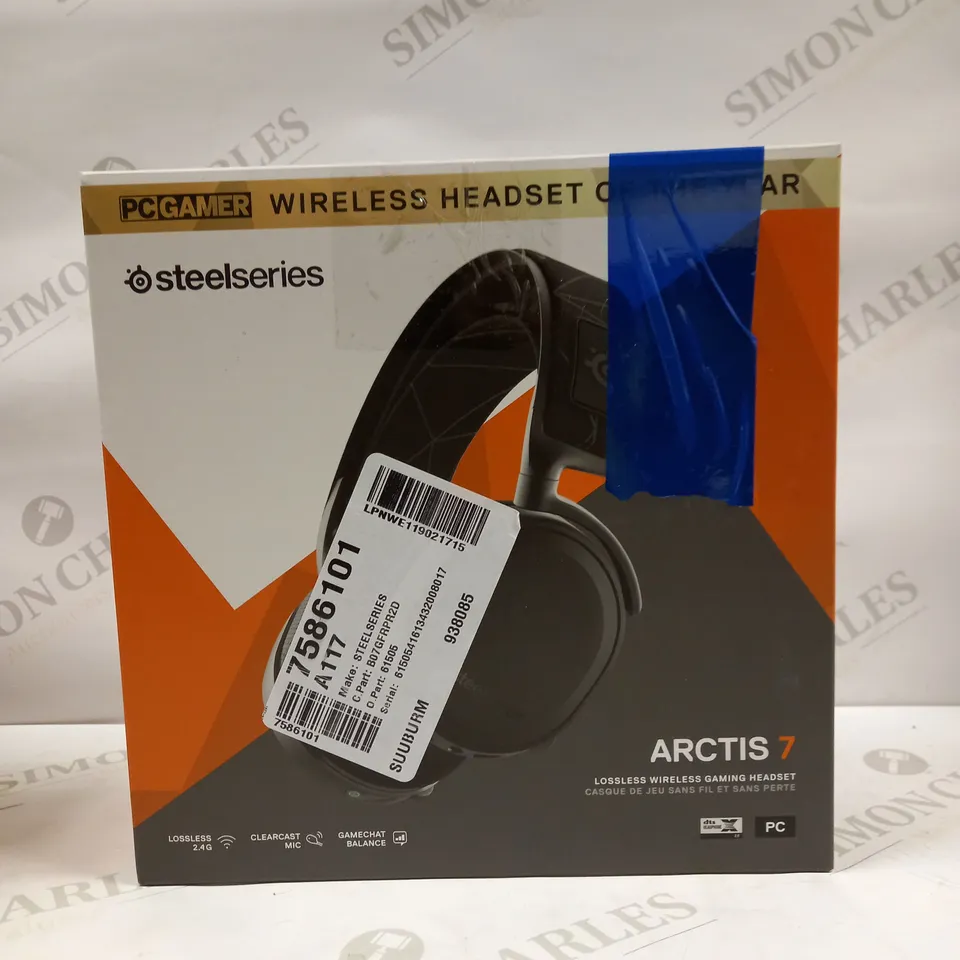 STEELSERIES ARCTIS 7 WIRELESS GAMING HEADSET