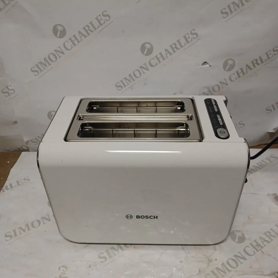 BOSCH STYLINE 2-SLOT STAINLESS STEEL TOASTER - WHITE