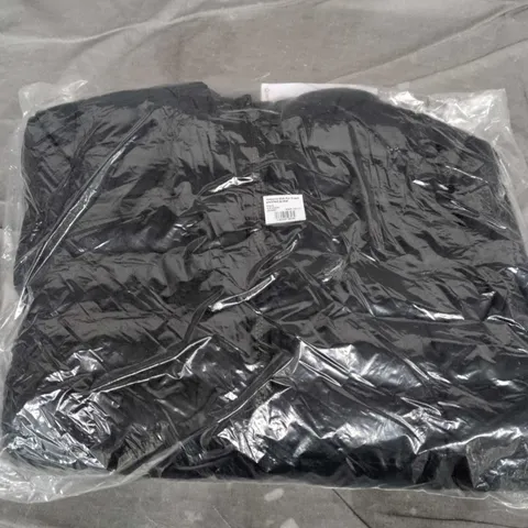 BAGGED MOUNTAIN WAREHOUSE SEASONS KIDS FUR LINED PADDED JACKET IN BLACK - 5-6 YEARS