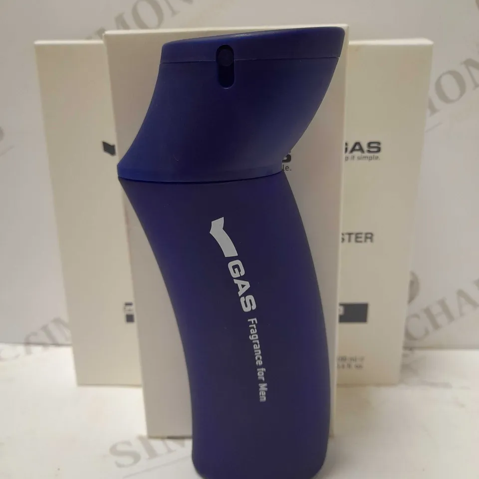 LOT OF 3 X 100ML GAS EAU DE TOILETTE TESTERS