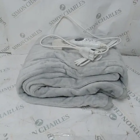 BOXED COZEE HOME HEATED BLANKET - GREY