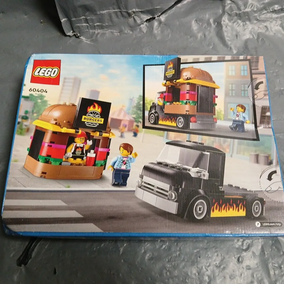 BOXED LEGO CITY BURGER VAN - 60404