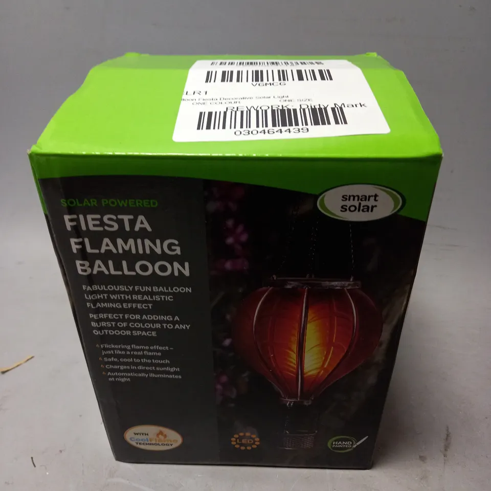 BALLOON FIESTA DECORATIVE SOLAR LIGHT RRP £19.99