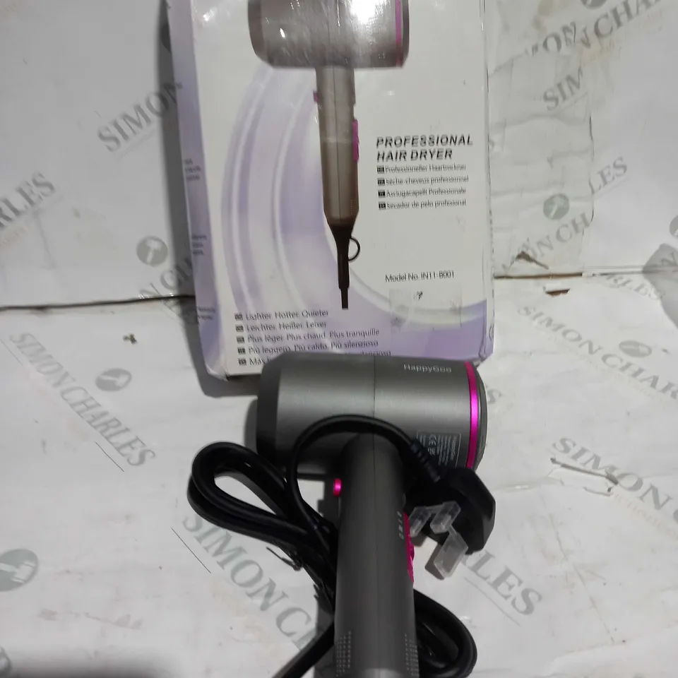 000W PROFESSIONAL HAIR DRYER WITH DIFFUSER 