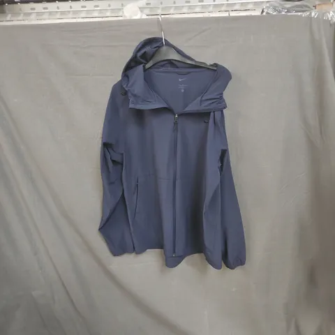 NIKE NAVY HOODED WINDBREAKER JACKET β MEN'S, UK L