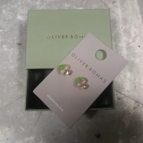 PAIR OF OLIVER BONAS HEART THEMED EARRINGS