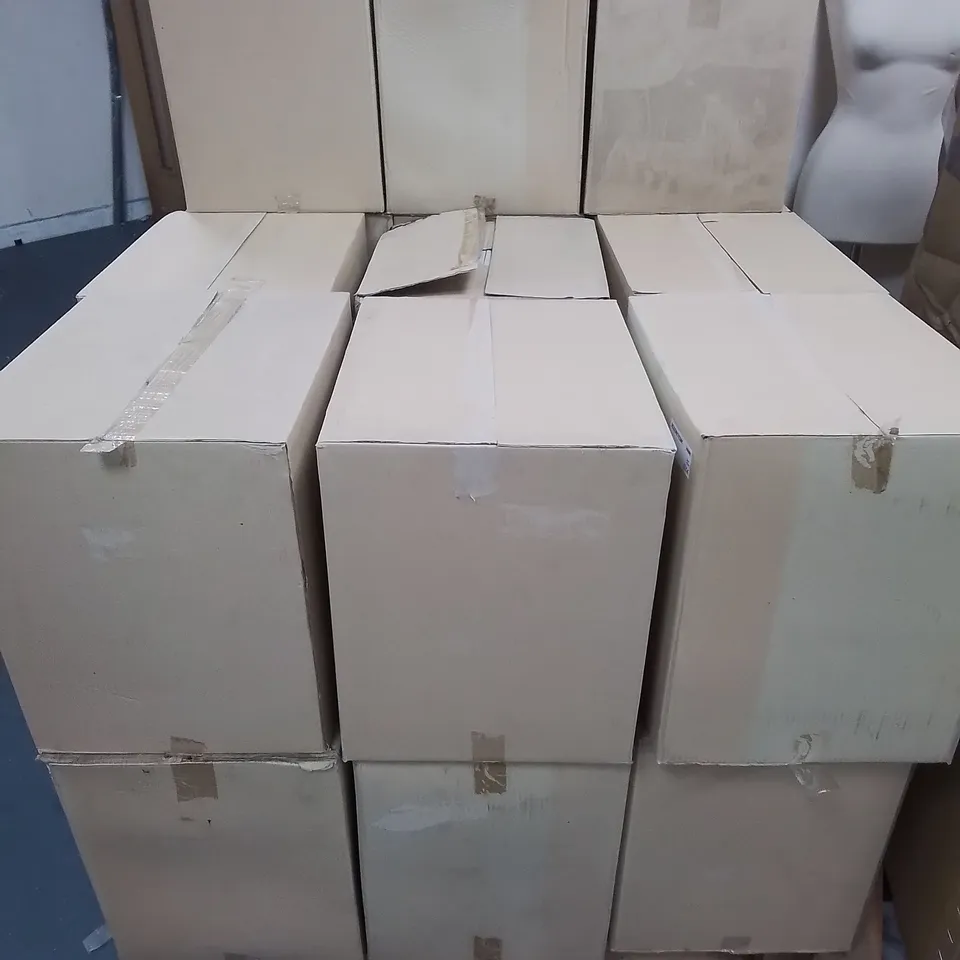 PALLET CONTAINING 23 AS NEW 2-PACK BOXES OF BILTON BLUE METAL COOLIE STYLE PENDANT LIGHTS