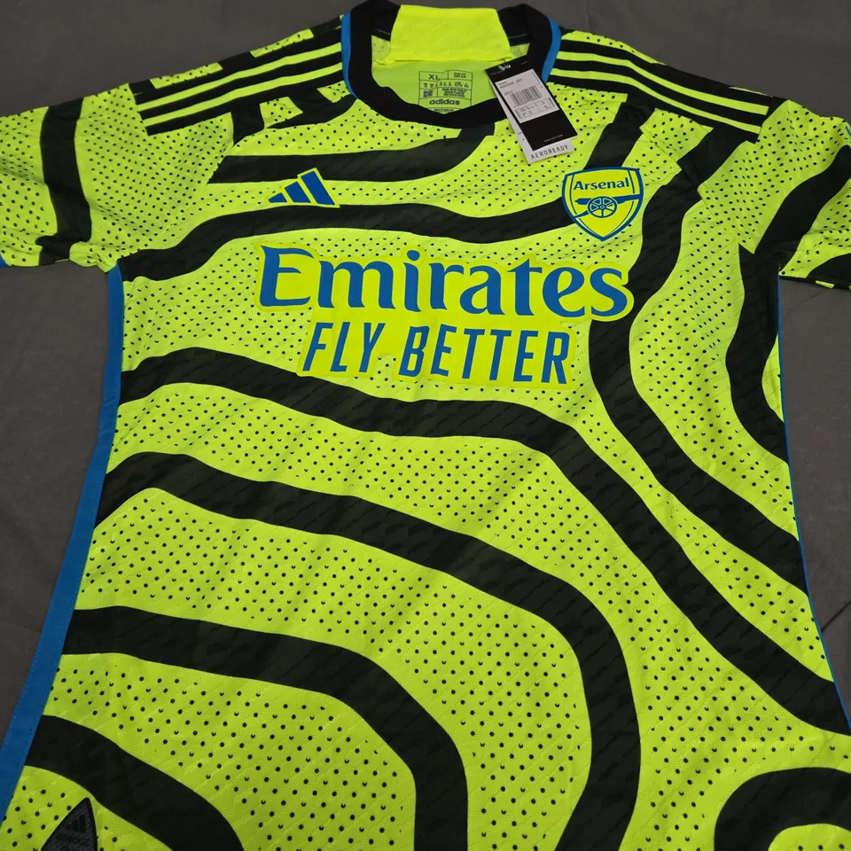 ARSENAL FC AWAY JERSEY SIZE XL