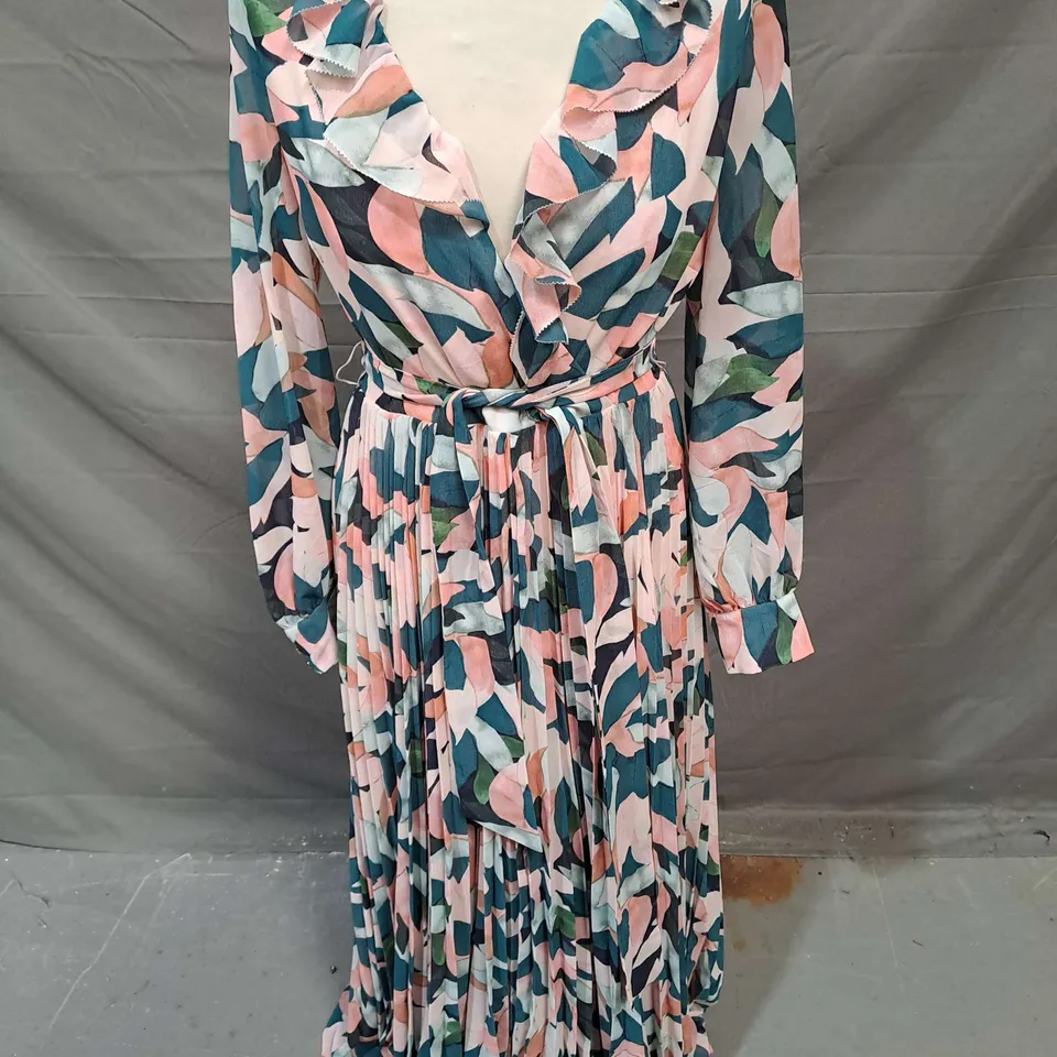 PHASE EIGHT AVERIE MAXI DRESS IN MULTI SIZE 8