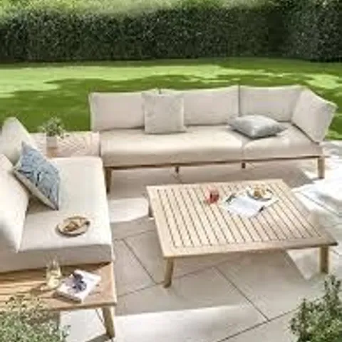 BOXED AMSTERDAM CORNER SOFA // SOFA ONLY, TABLE NOT INCLUDED (2 BOXES)