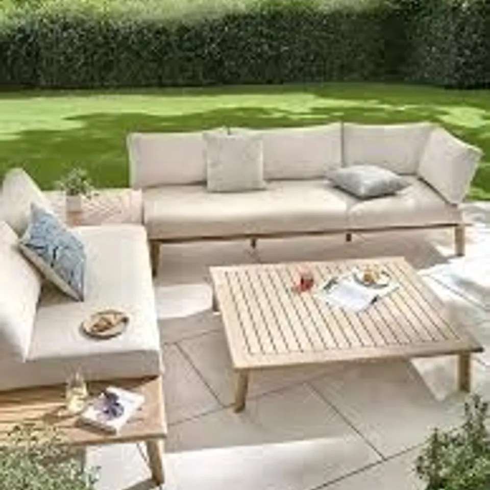 BOXED AMSTERDAM CORNER SOFA // SOFA ONLY, TABLE NOT INCLUDED (2 BOXES)