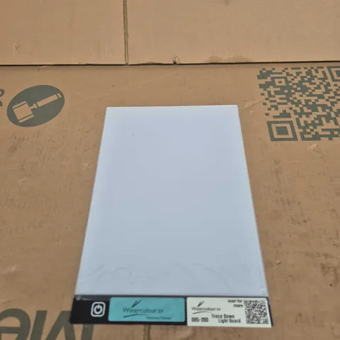 WATERCOLOUR.TV WHITE RECTANGULAR PANEL IN PACKAGING