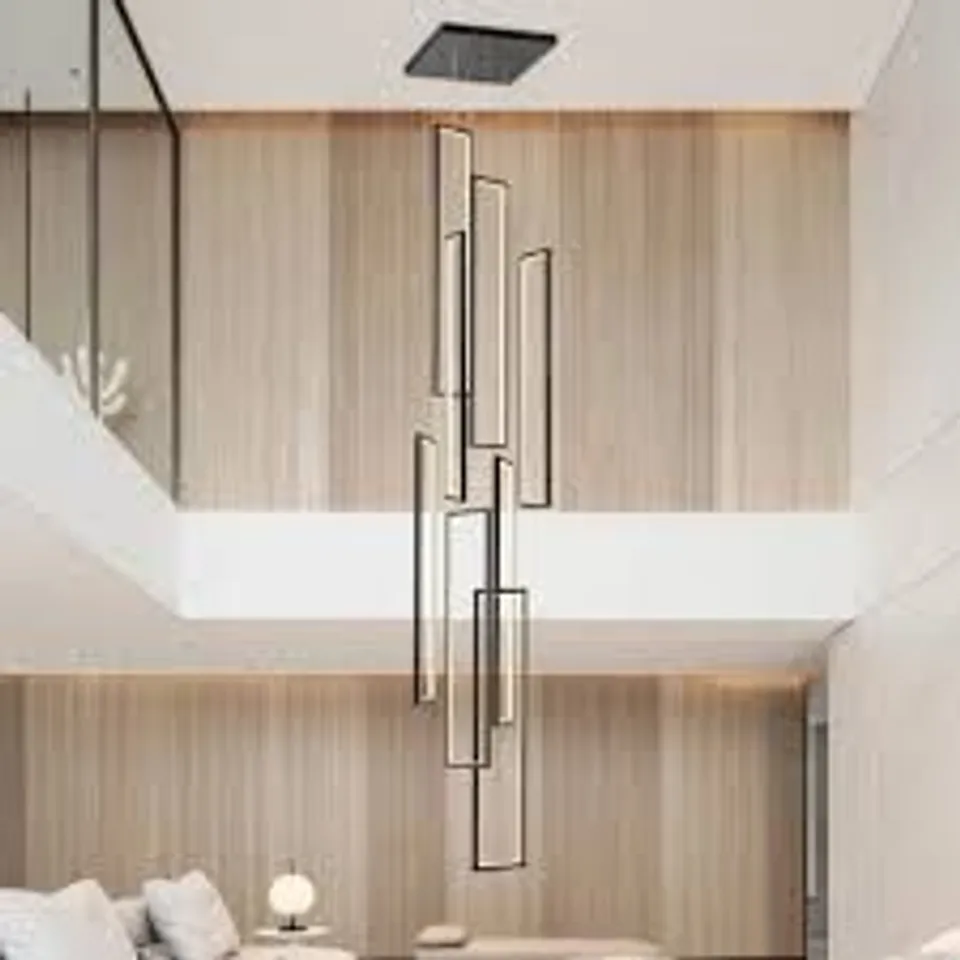 BOXED COCOON KEYSHA 8 - LIGHT RECTANGLE LED  DIMMABLE PENDANT (1 BOX)