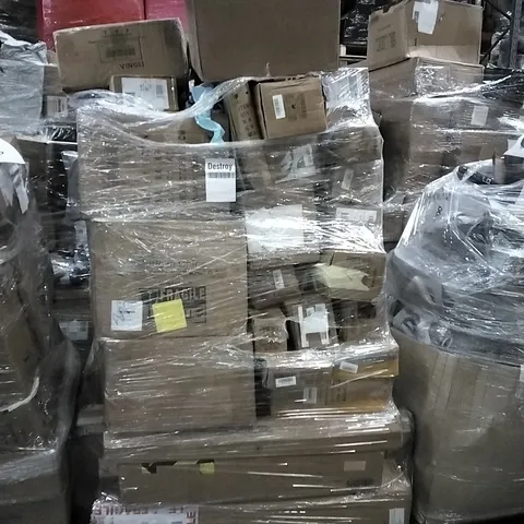 PALLET OF HOUSEHOLD ITEMS TO INCLUDE CHRISTMAS TREE, HEATER FAN, FAMILY GAME AND OTHER ASSORTED ITEMS...