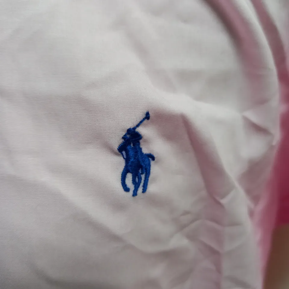 RALPH LAUREN PINK LONG SLEEVE SHIRT - XL
