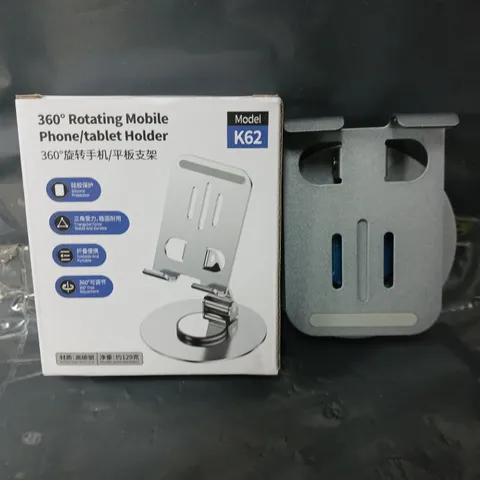 3 BOXED K62 360 ROTATING MOBILE PHONE/TABLET HOLDER