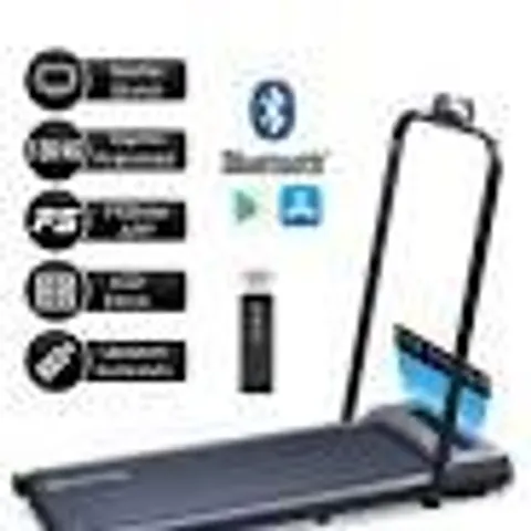 DEMPOWER WALKING AND RUNNING TREADMILL FEATURES: 130KG WEIGHT CAPACITY, BLUETOOTH, APP-CONTROLLED, AND REMOTE-CONTROLLED