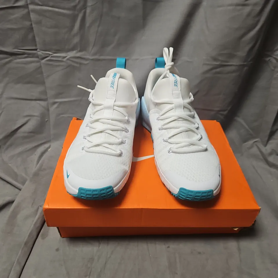 BOXED NIKE FREE METCON 6 SHOES – WHITE/DUSTY CACTUS, UK 4 (US 6.5) WOMEN'S