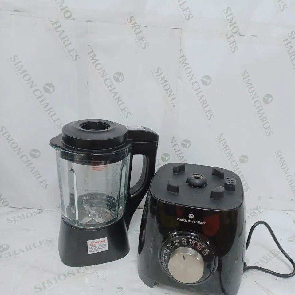 BOXED COOK'S ESSENTIALS 1.75L SOUP MAKER & BLENDER BLACK
