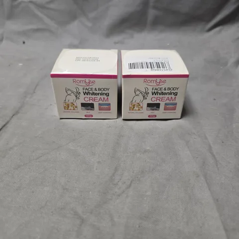BOX OF APPROX 170 ROMYSE FACE & BODY WHITENING CREAM - COLLECTION ONLY