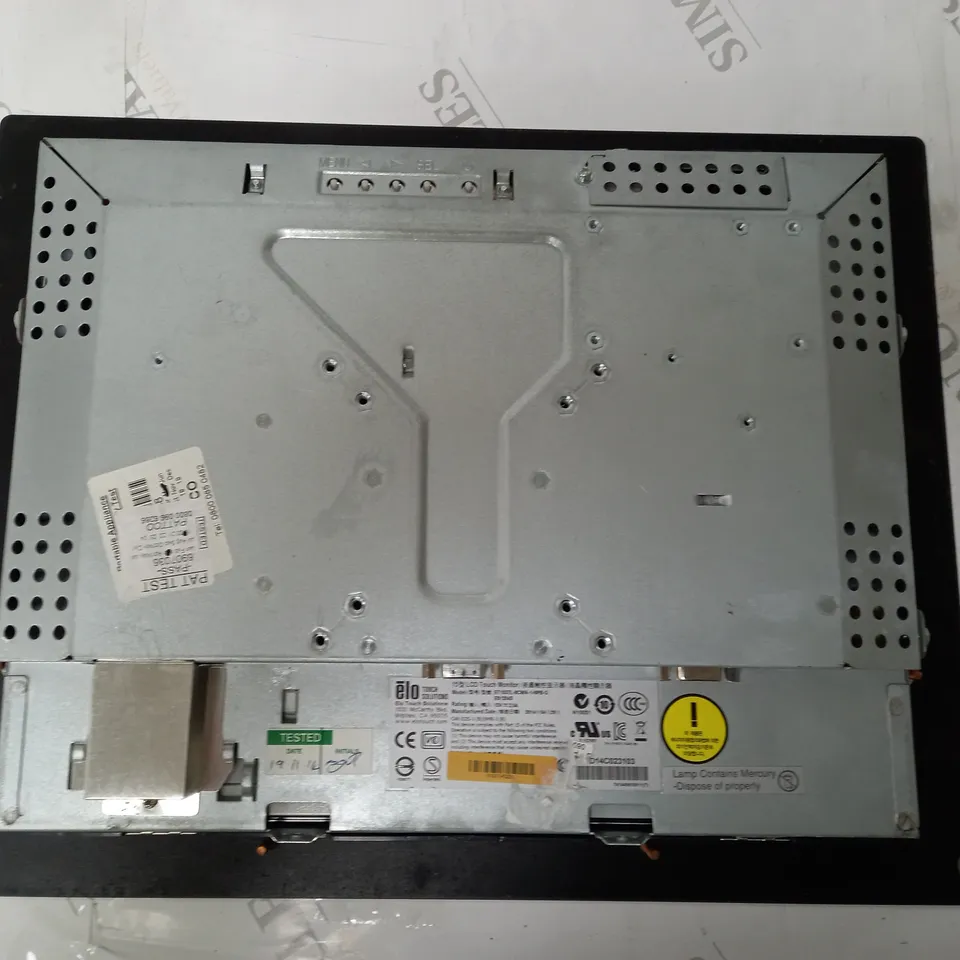 ELO TOUCHSYSTEMS 15" TOUCHSCREEN MONITOR ET1537L