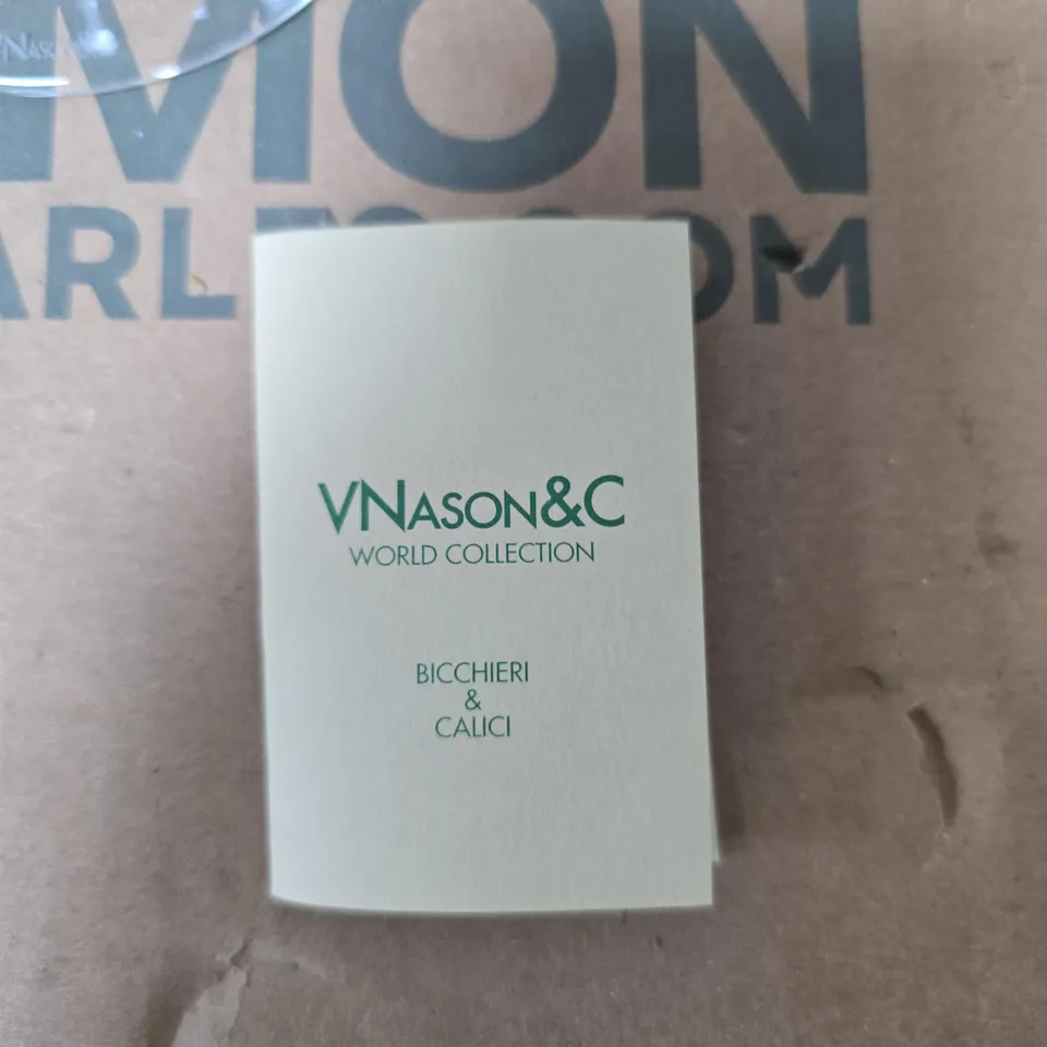 V. NASON & C. BOTTIGLIA DA NOTTE – WORLD COLLECTION GLASS BOTTLE WITH GLASS & BROCHURE