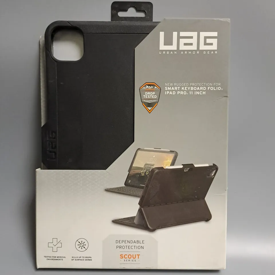 URBAN ARMOR GEAR SMART KEYBOARD FOLIO CASE FOR IPAD PRO 11"