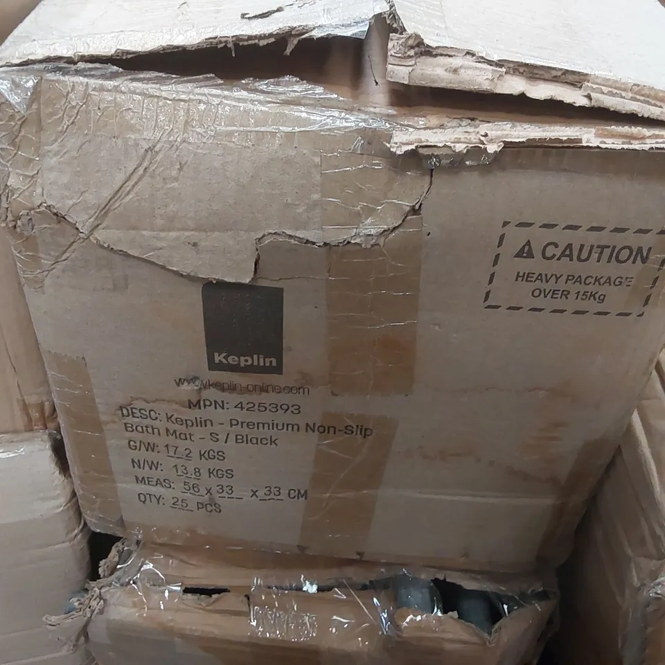 BOX CONTAINING APPROXIMATELY 24x KEPLIN PREMIUM NON-SLIP BATH BATS