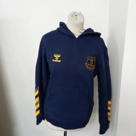 HUMMEL EVERTON FC UK 12 NAVY JUMPER 