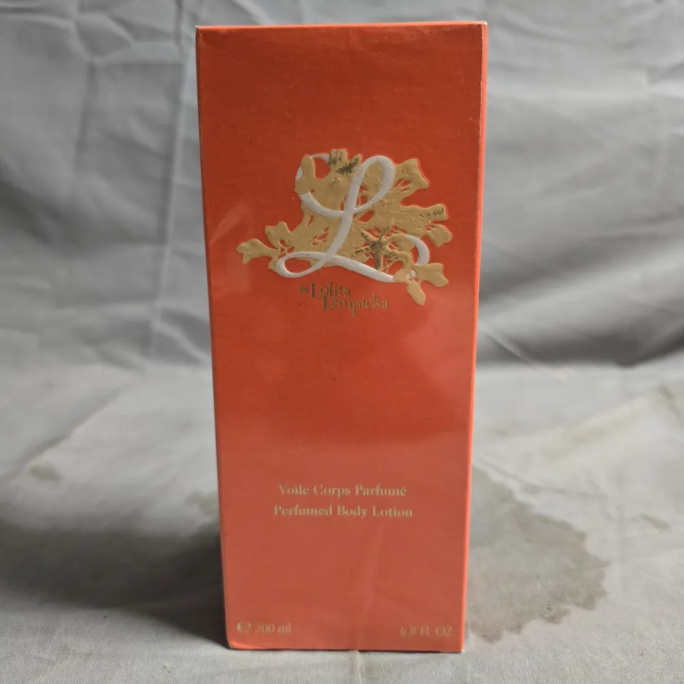BOXED AND SEALED L DE LOLITA LEMPICKA VOILE CORPS PARFUMÉ PERFUMED BODY LOTION – 200 ML