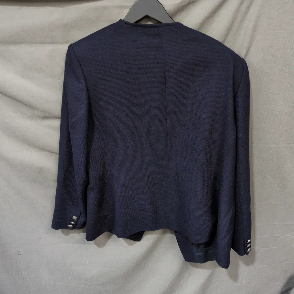 MEN'S NAVY BLAZER JACKET - 4-BUTTON FRONT SIZE 18 DEBAHNAMS AND FREEBODY 