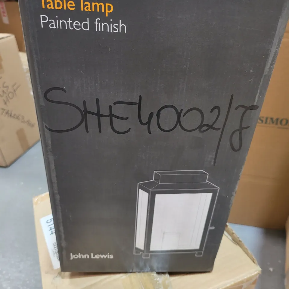 JOHN LEWIS SHERINGHAM TABLE LAMP - PAINTED FINISH 