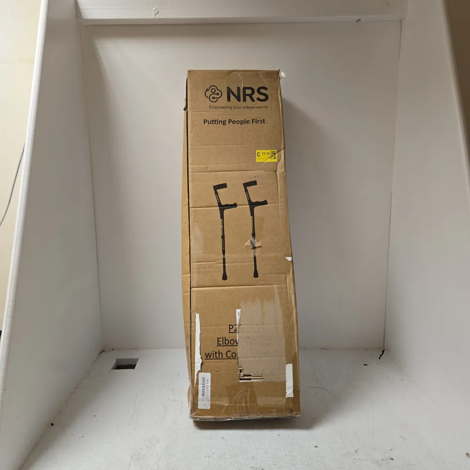 NRS ELBOW CRUTCH WITH COMFY HANDLE (1 PAIR) BOXED