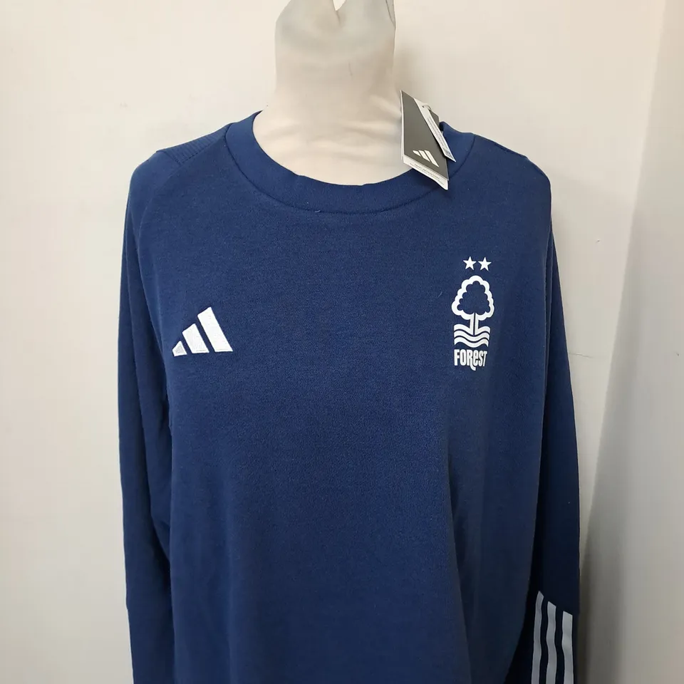 ADIDAS NOTTINGHAM FOREST SWEATSHIRT SIZE L