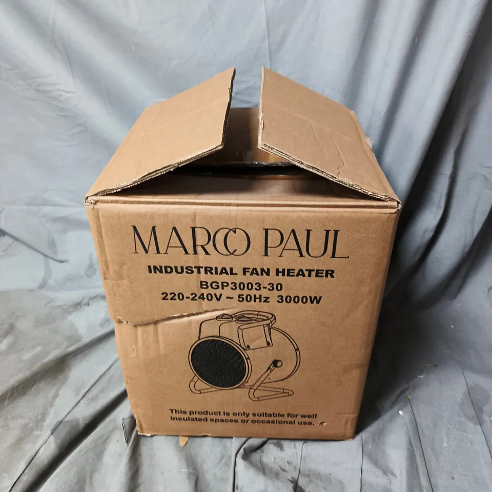 MARCO PAUL INDUSTRIAL FAN HEATER BGP3003-30