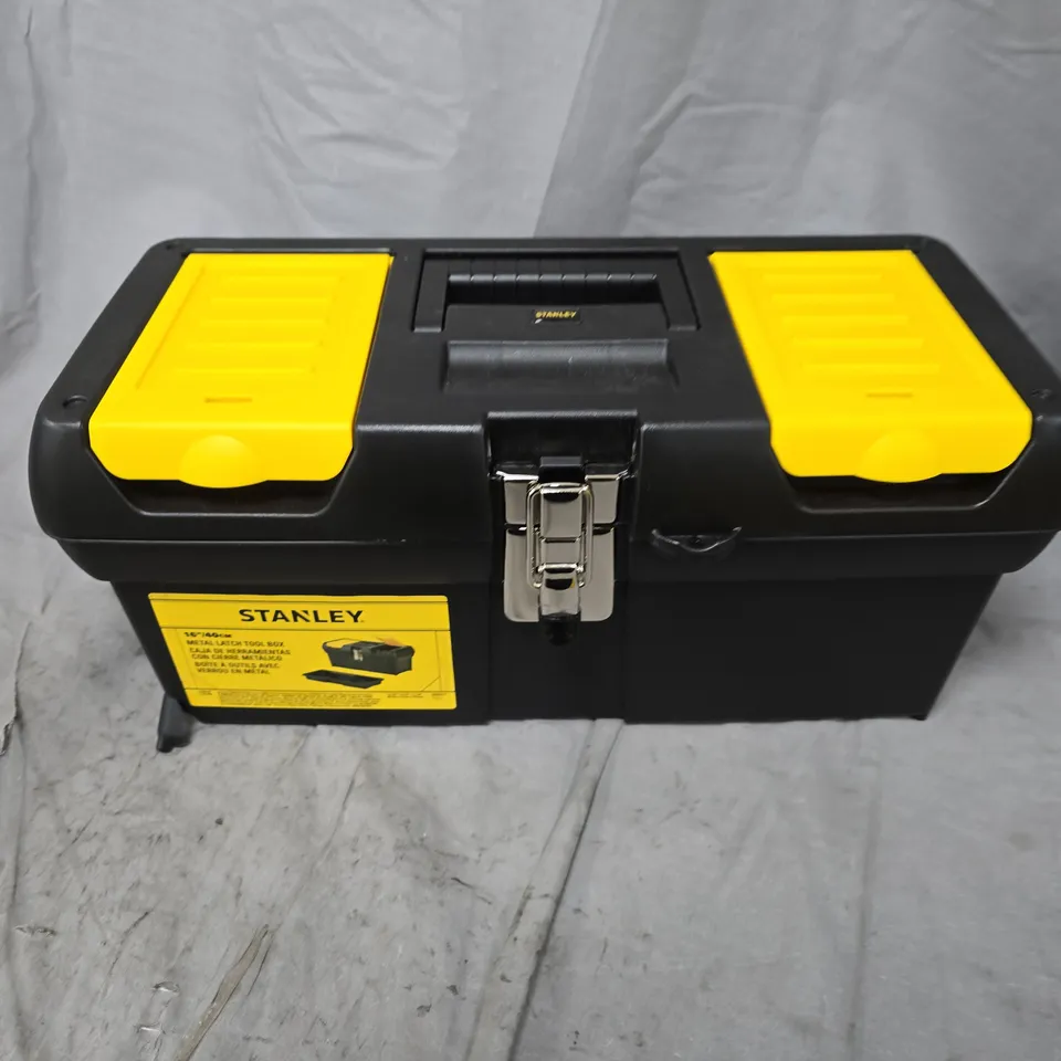 STANLEY METAL LATCH TOOL BOX (16")