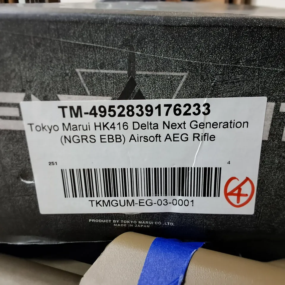 BOXED TOKYO MARUI DELTA HK416 DELTA NEXT GENERATION AIRSOFT AEG RIFLE WITH EXTRA MAGAZINES - NGRS EBB
