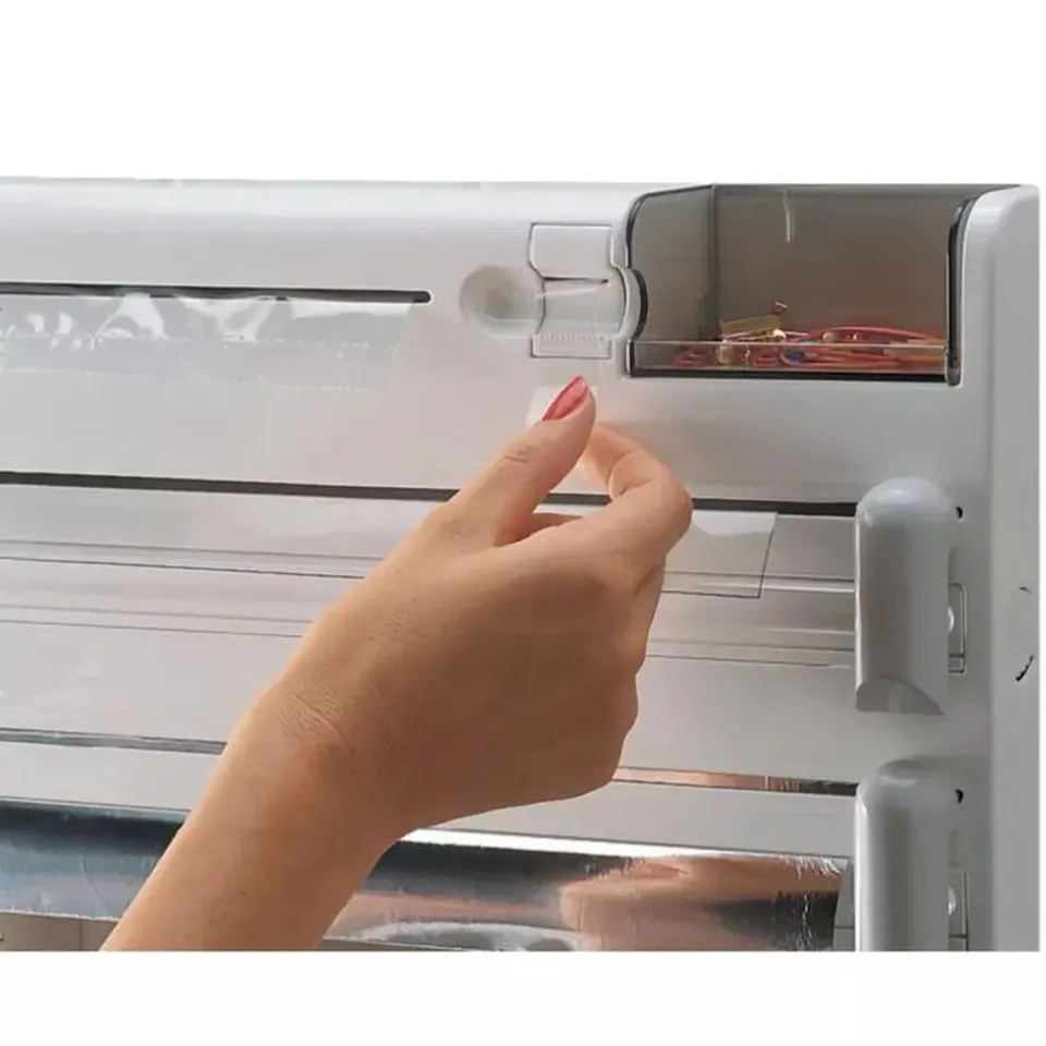 BOXED LEIFHEIT WALL MOUNTED PARAT PLUS ROLL HOLDER WHITE