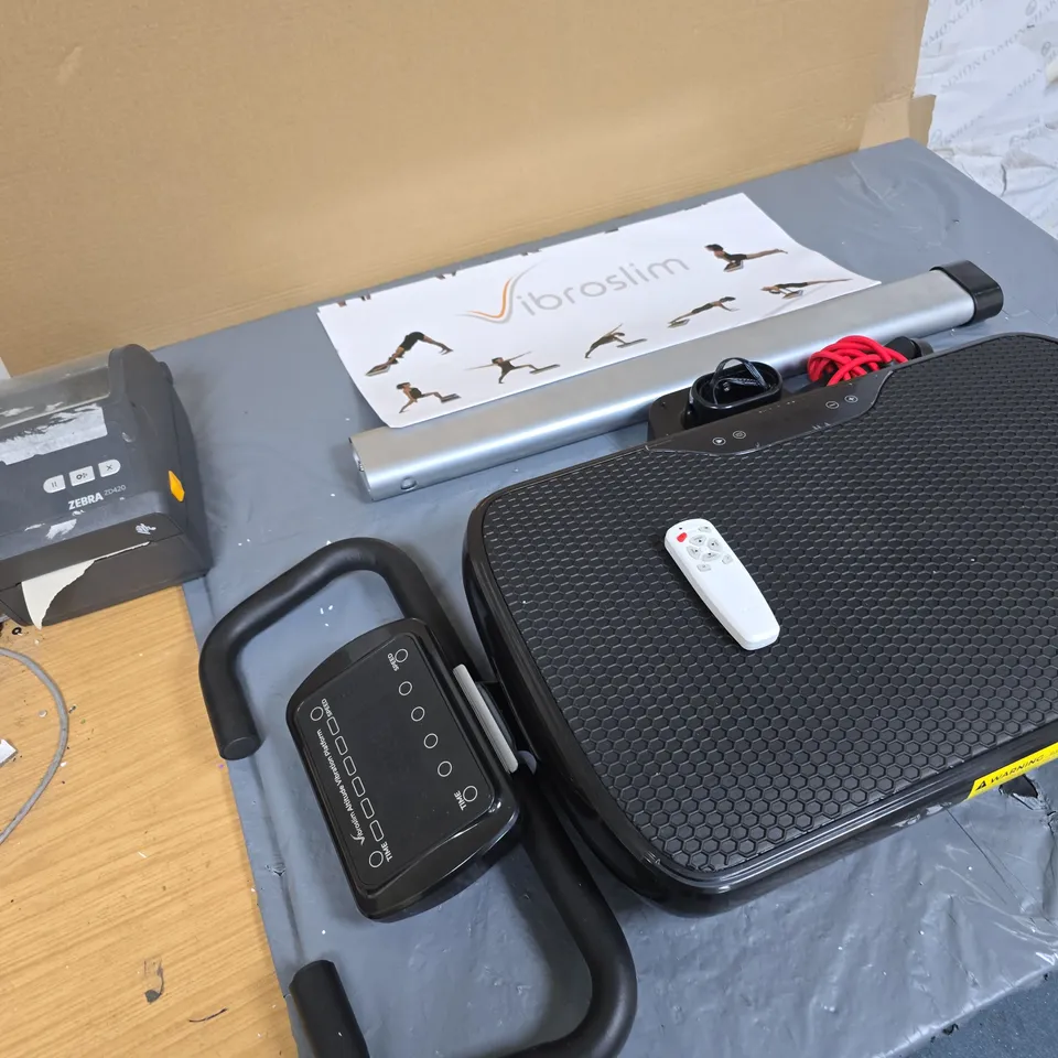 VIBROSLIM VIBRATION PLATE EXERCISE MACHINE WITH REMOTE